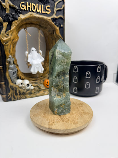 Half-Raw Prehnite Towers