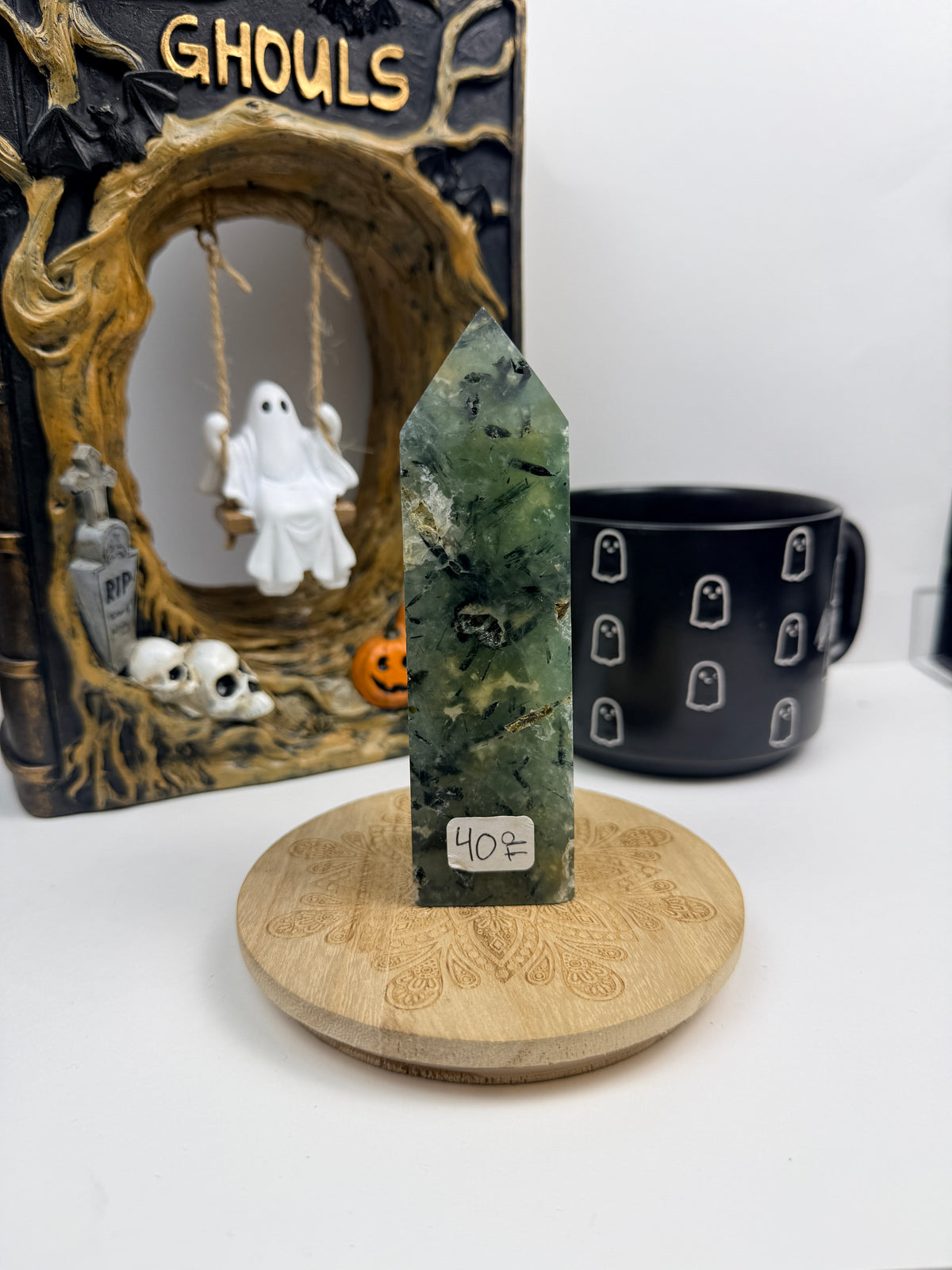 Half-Raw Prehnite Towers