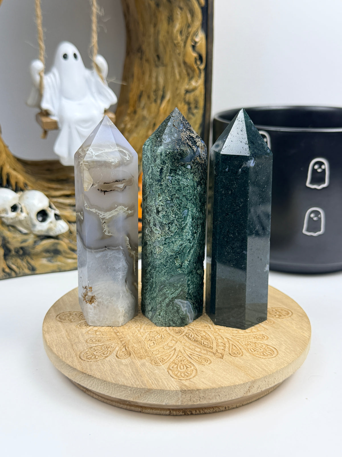 Moss Agate Towers