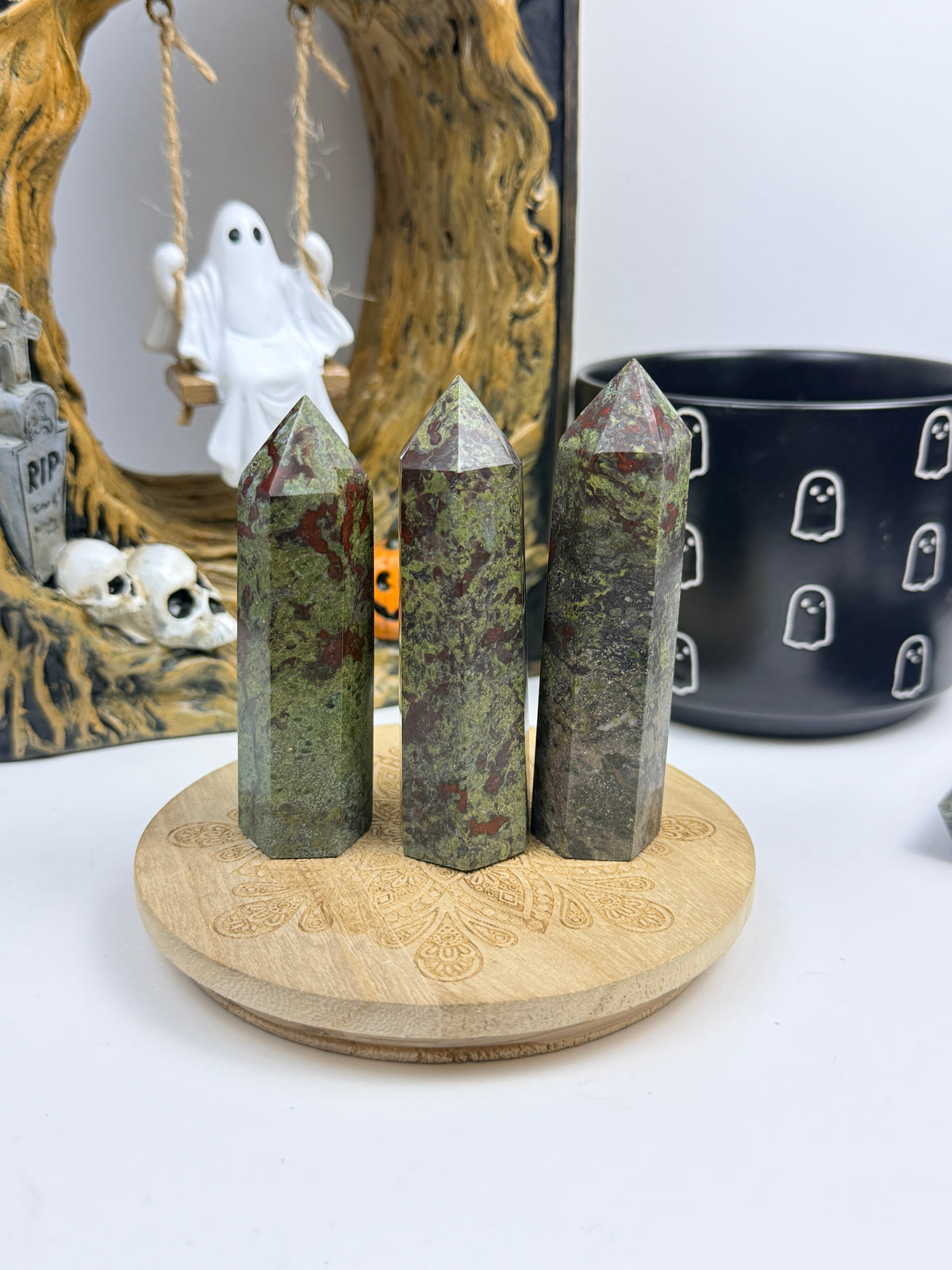 Dragon's Blood Jasper Towers