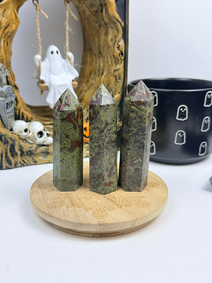 Dragon's Blood Jasper Towers