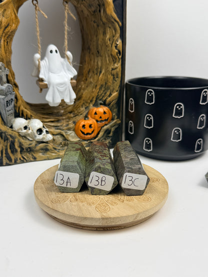 Dragon's Blood Jasper Towers
