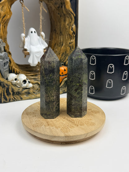 Dragon's Blood Jasper Towers