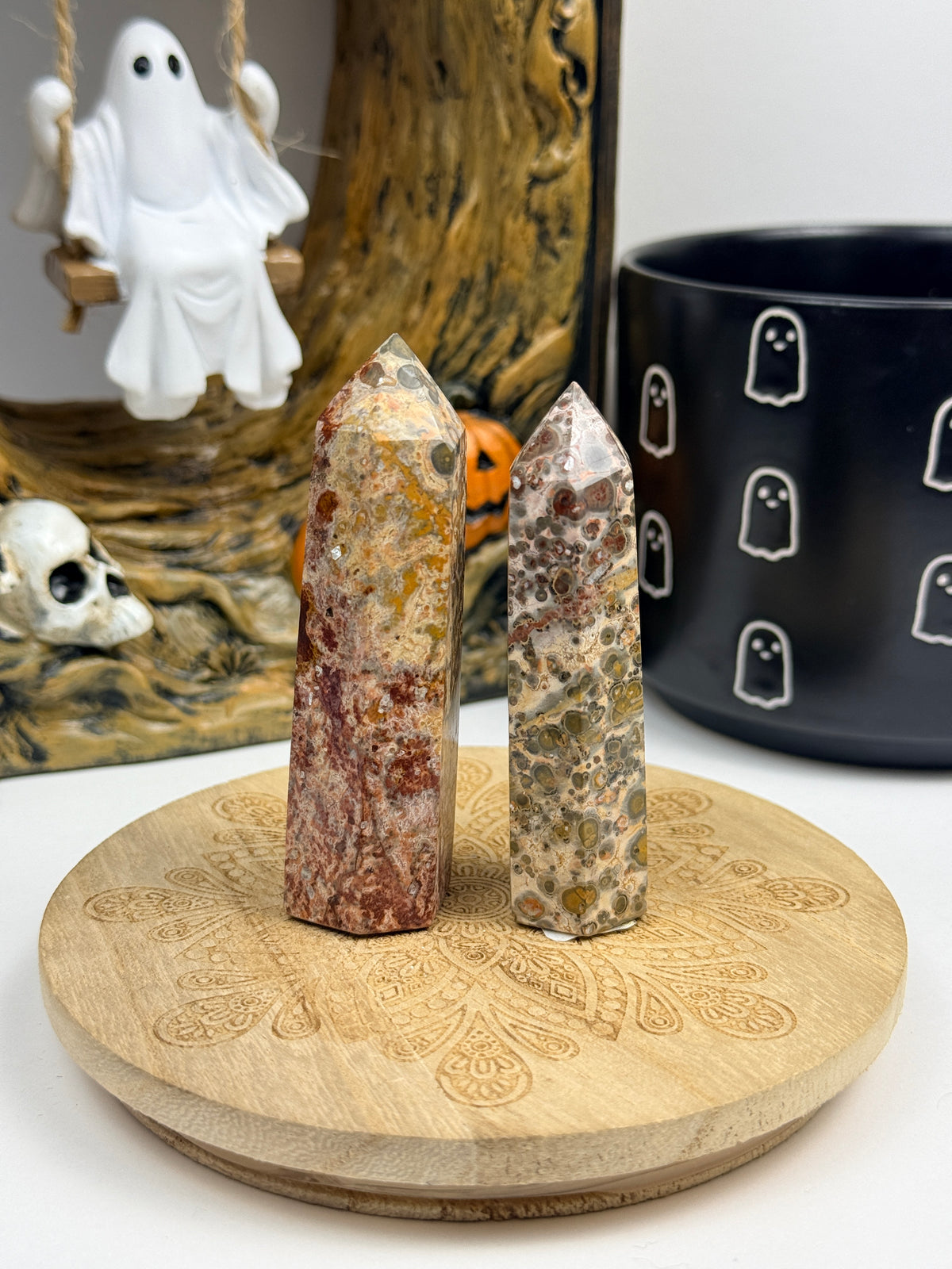 Leopard Skin Jasper Towers