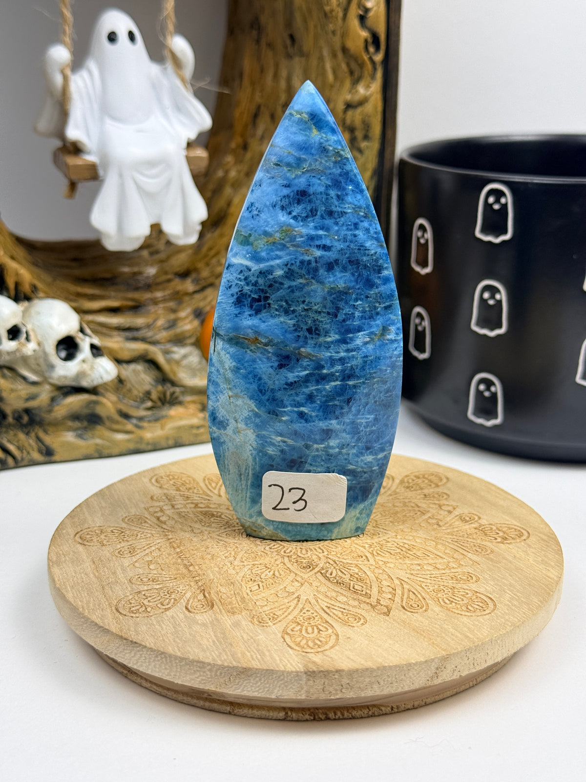 Blue Apatite Freeforms