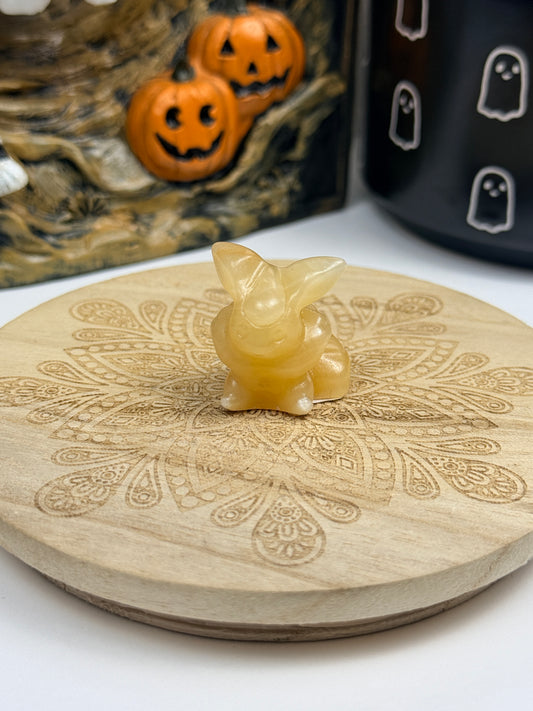 Orange Calcite Flareon-Inspired Crystal