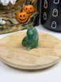 Green Aventurine Chikorita-Inspired Carving