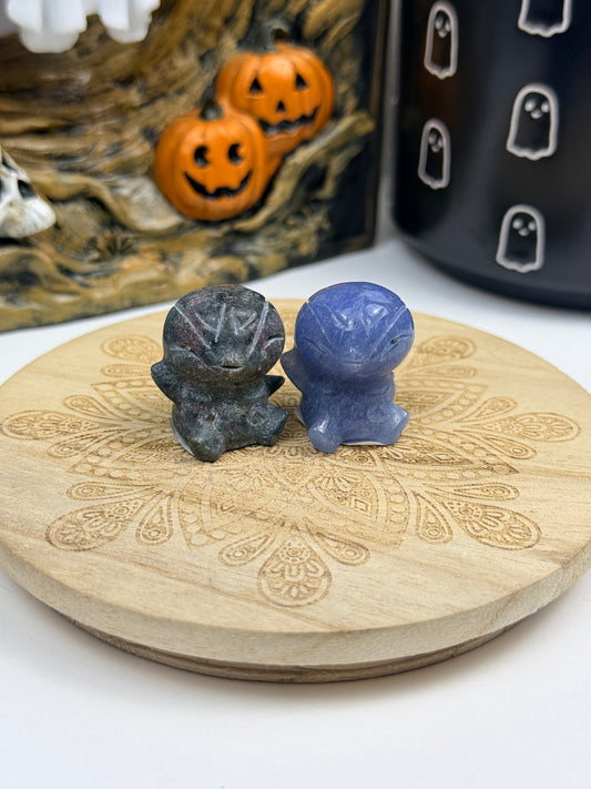 Crystal Piplup-Inspired Carvings