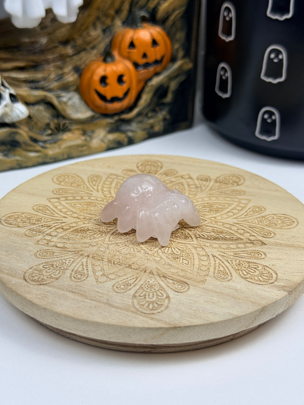 Crystal Spider Carvings