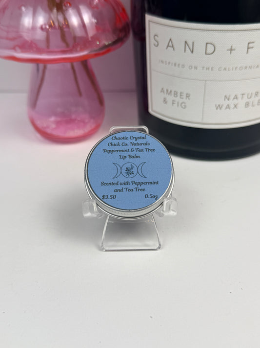 Peppermint and Tea Tree Lip Balm