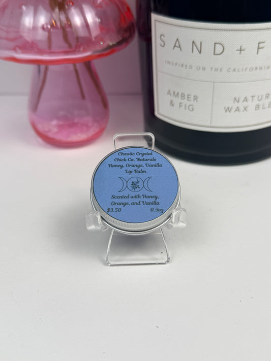 Honey, Orange Vanilla Lip Balm