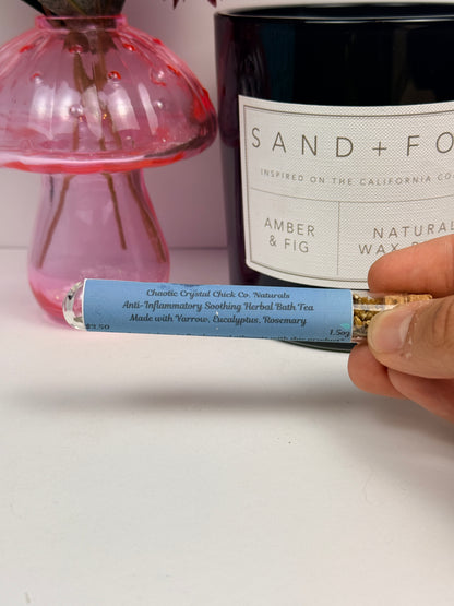 Anti-Inflammatory Soothing Herbal Bath Tea Vial