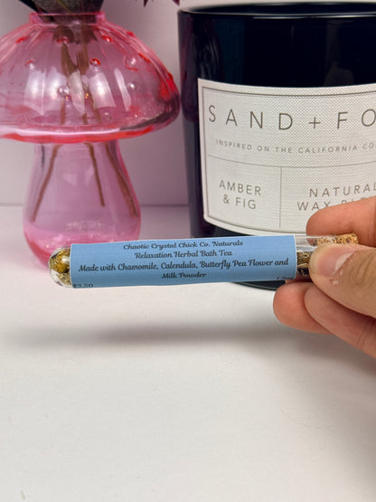 Relaxation Herbal Bath Tea Vial