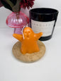 Apple Pie Ghost Shaped Beeswax Candle