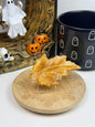 Golden Healer Quartz Leaf Carving