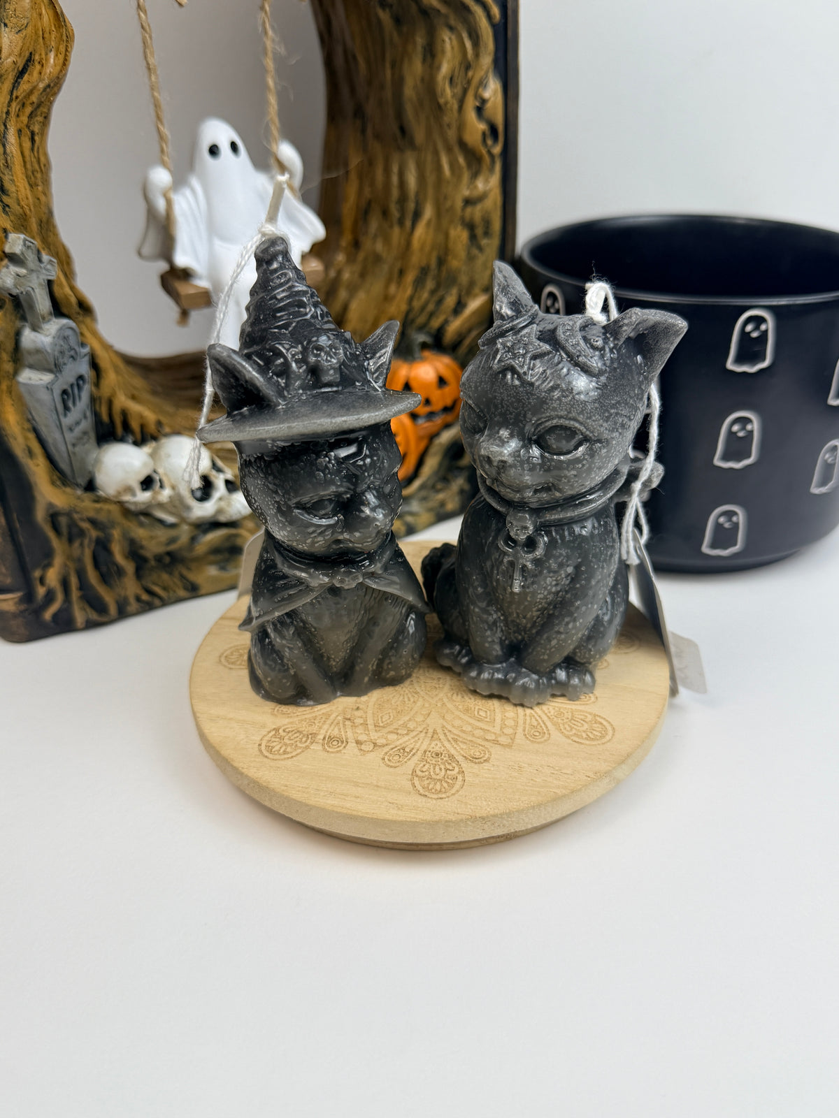Midnight Society Shaped Beeswax Candles