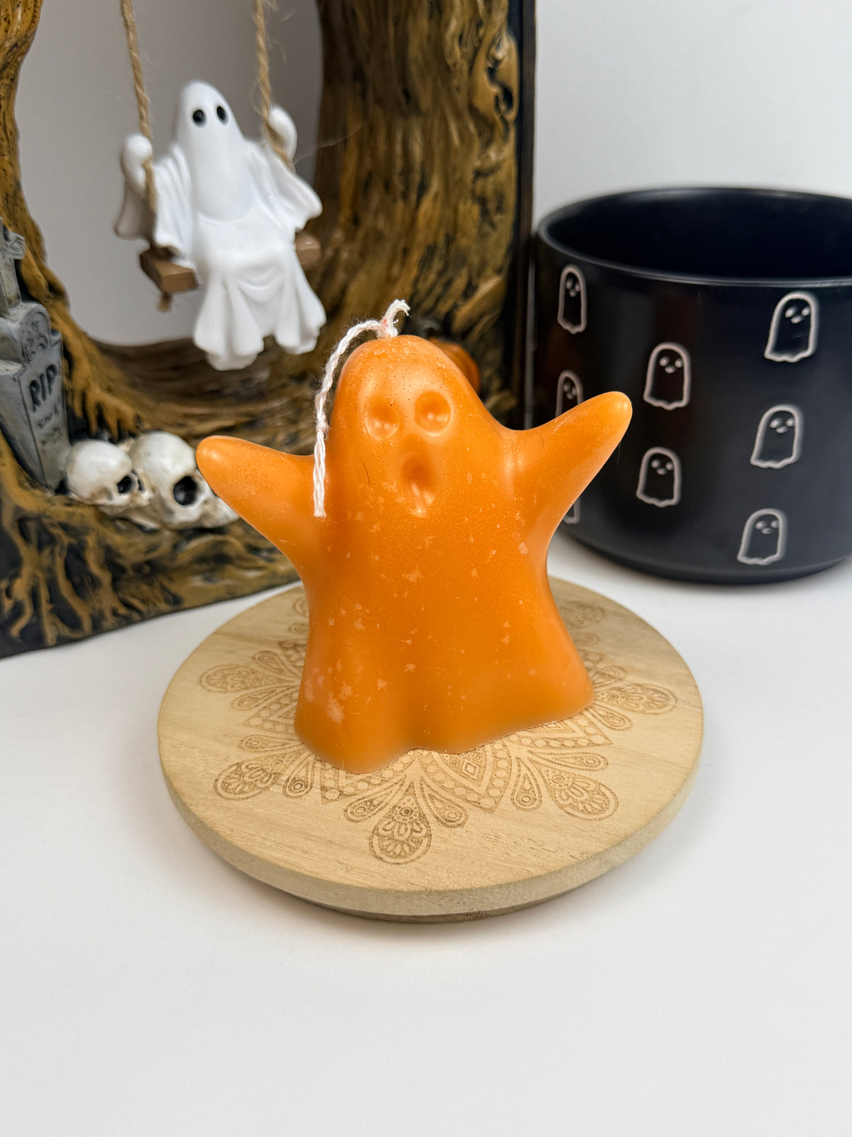 Apple Pie Shaped Beeswax Candle