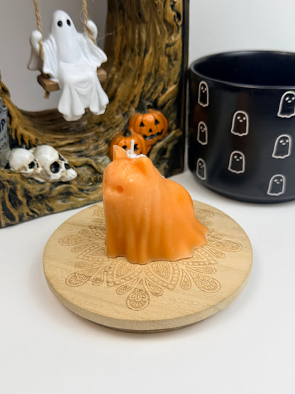 Apple Pie Shaped Beeswax Candle