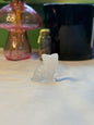 Clear Quartz Sitting Cat