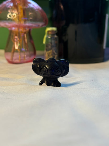 Blue Goldstone Alien