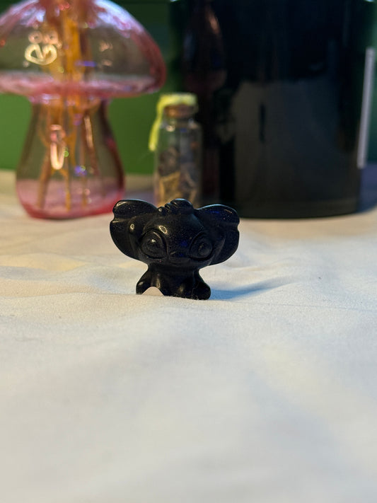 Blue Goldstone Alien
