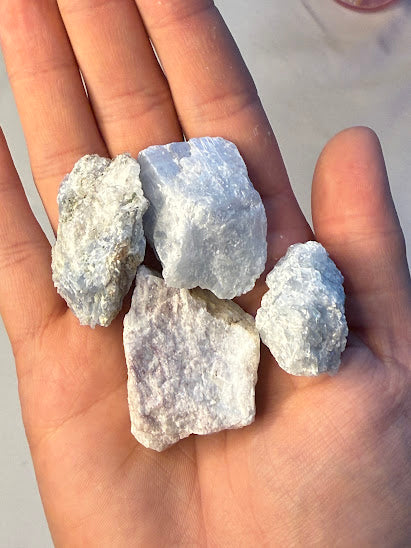 Blue Calcite Raw