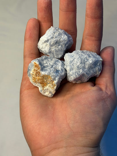 Blue Calcite Raw
