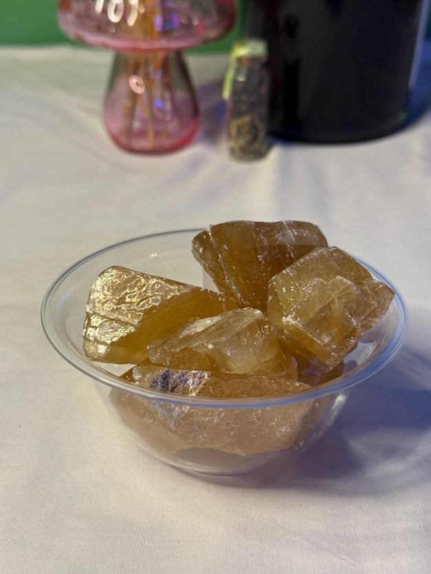 Honey Calcite Raw