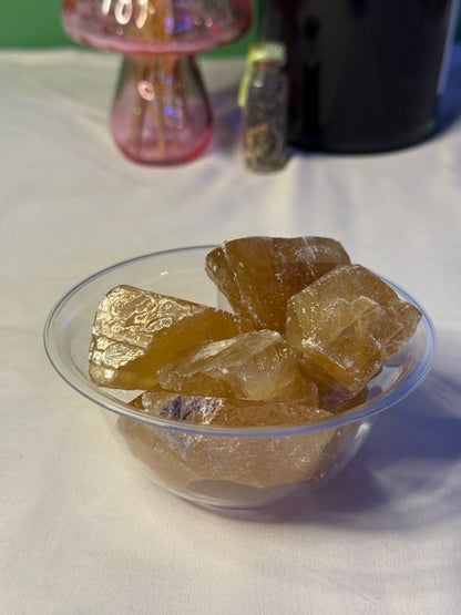Honey Calcite Raw