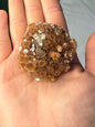 Large Aragonite Clusters