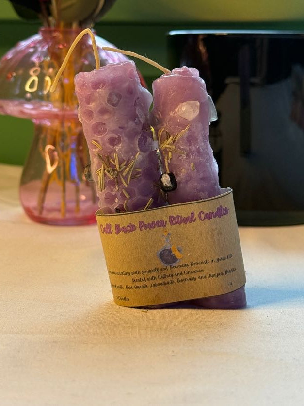 Call Back Power Hand-Rolled Beeswax Spell Candles