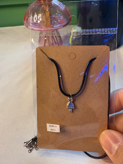 Mini Mushroom Charm Necklace