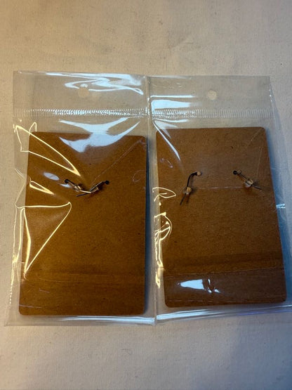 Double Mushroom Charm Earrings