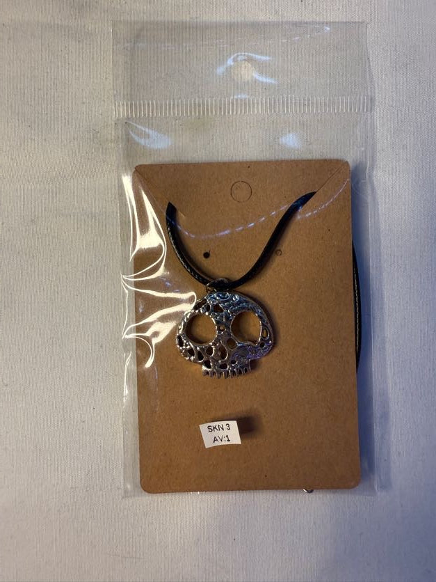 Sugar Skull Charm Necklace