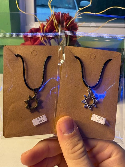 Mini Sun Charm Necklace