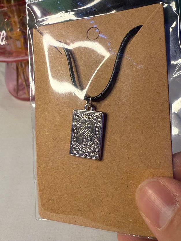 Silver Tarot Card Necklaces