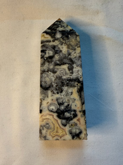 Crazy Lace Agate Tower