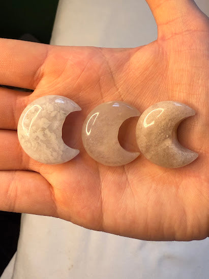 Flower Agate Moon