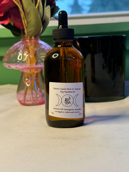 Bug Repellant Crystal Infused Body Oil