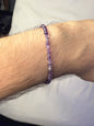 4mm Amethyst Bracelet