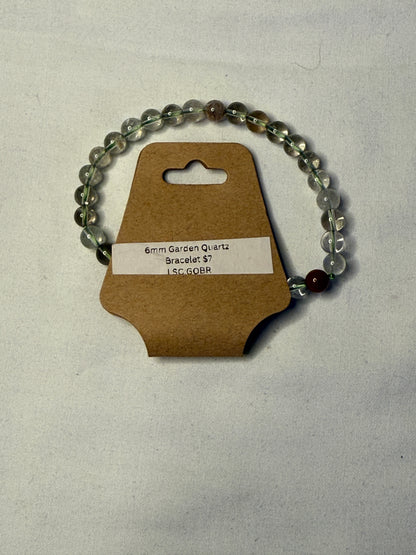 6mm Garden Quartz Bracelet
