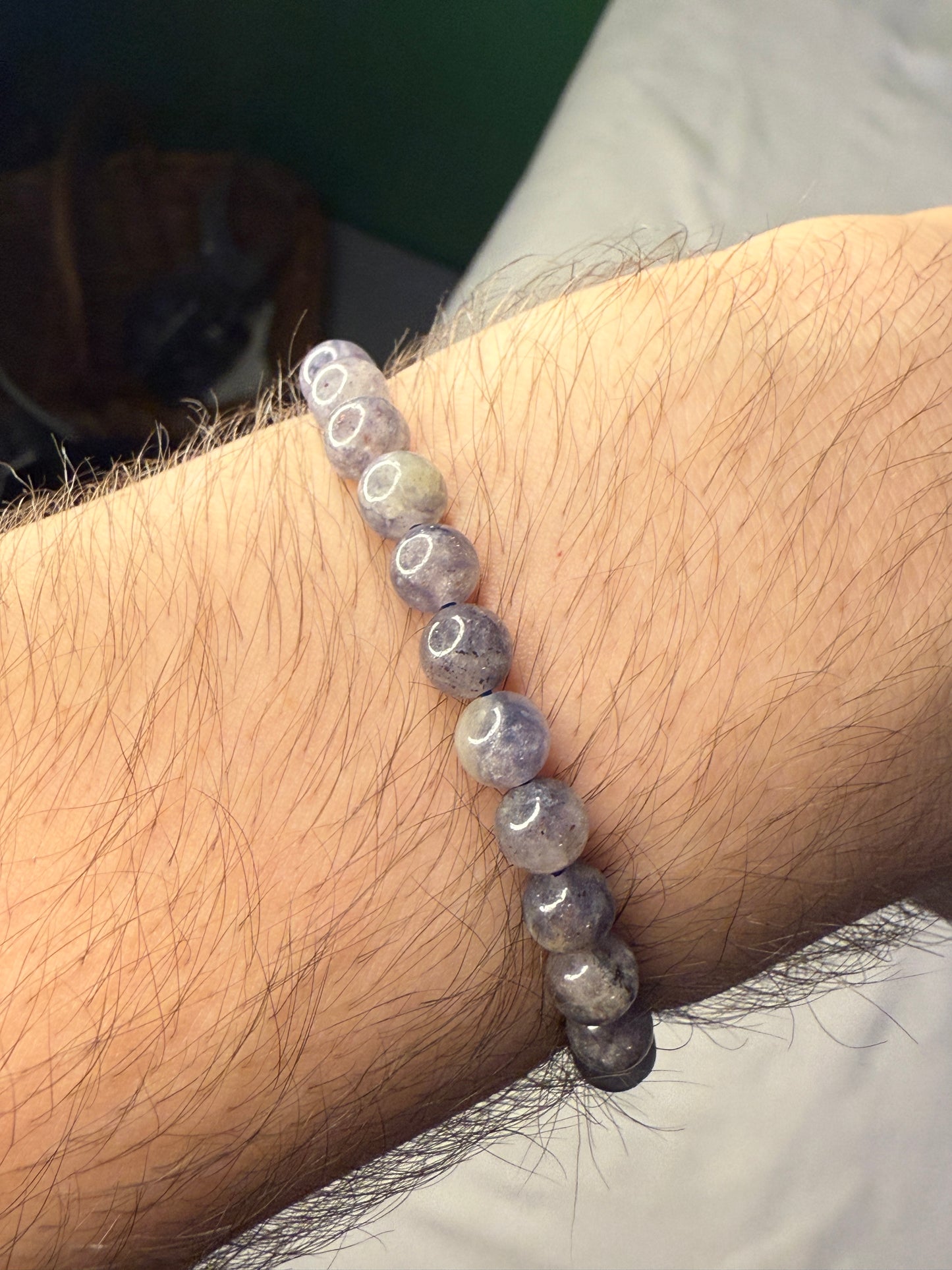 8mm Iolite Bracelet