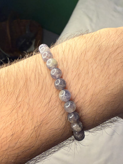 8mm Iolite Bracelet