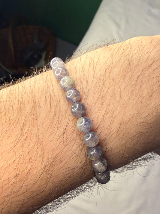 8mm Iolite Bracelet
