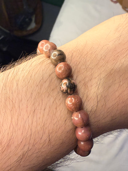 8mm Rhodonite Bracelet