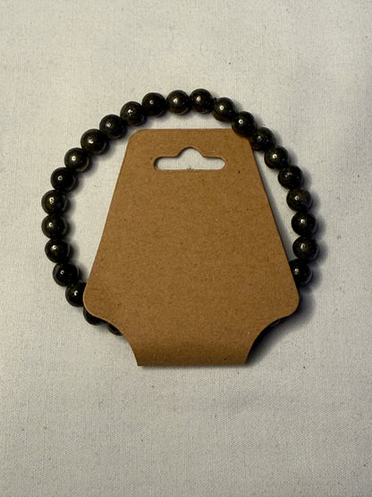 6mm Pyrite Bracelet