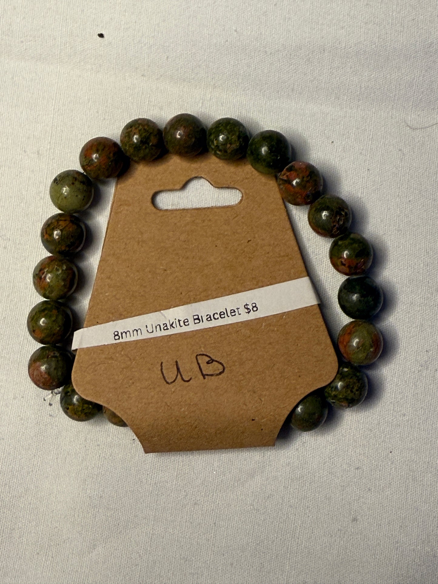 8mm Unakite Bracelet