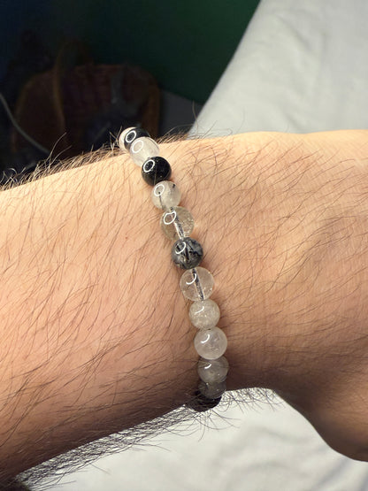 6mm Tourmalated Quartz Bracelet