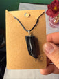 Raw Black Tourmaline Necklace