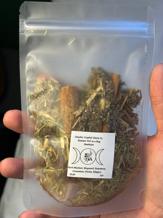 Samhain Single-Use Simmer Pot in a Bag